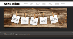 Desktop Screenshot of holz-kroeger.de